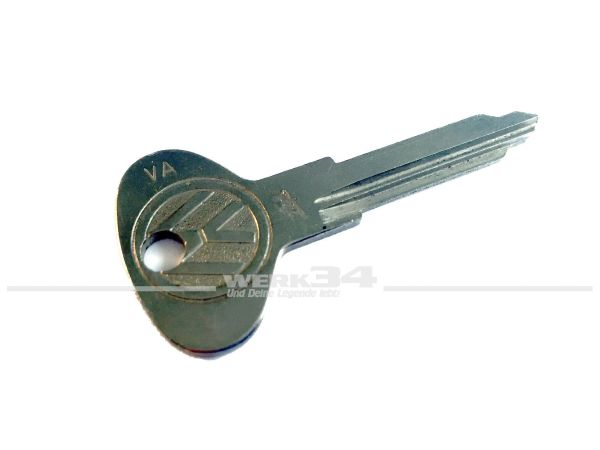 Schlüsselrohling Profil -VA-, passend z.B. für Käfer Baujahr 1967-71