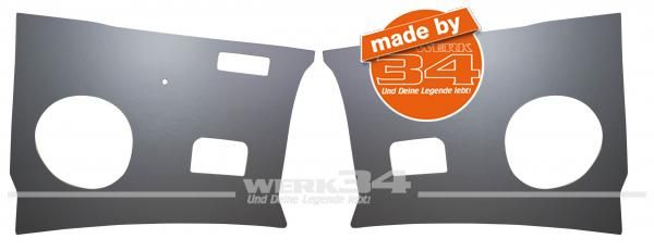 Paar Vorderwandverkleidungen "Kick Panels" in grau, passend für 64-67