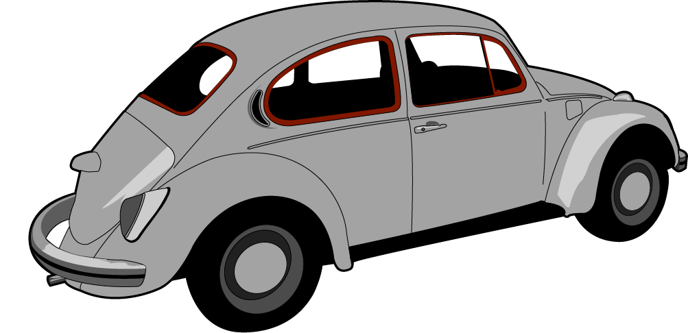 0355 VW Käfer ab 8.64 Fensterschachtdichtung rechts Chrom Zierrahmen Rahmen 