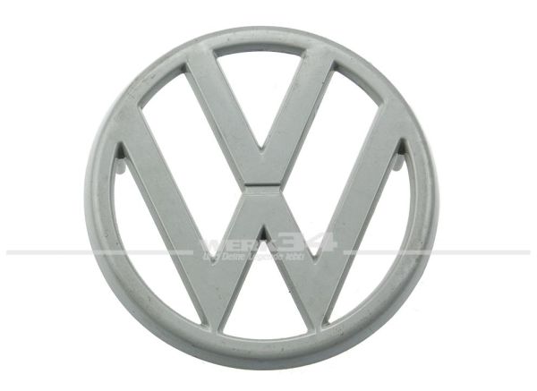 Marken-Emblem im Kühlergrill, grundiert, passend für Polo I, NOS