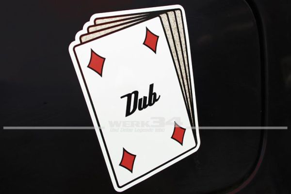 Aufkleber "Dub - Kartenspiel"