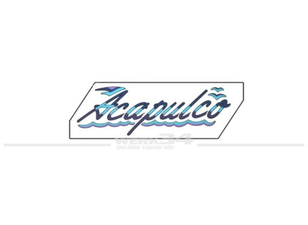 Schriftzug "Acapulco", links