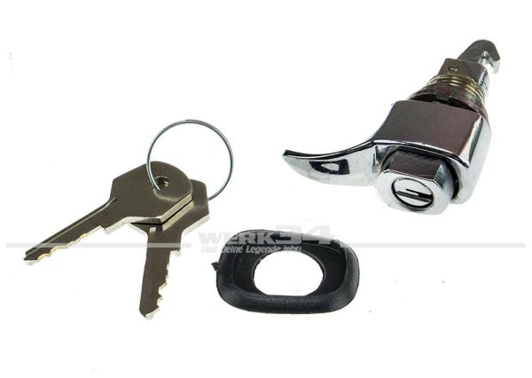 Schloss mit Schlüsseln für Handschufach, passend für Modelle bis 07/67 KArmann,Aufbau