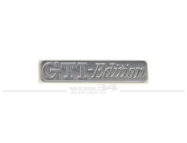 Schriftzug "GTI-Edition", passend für Golf III
