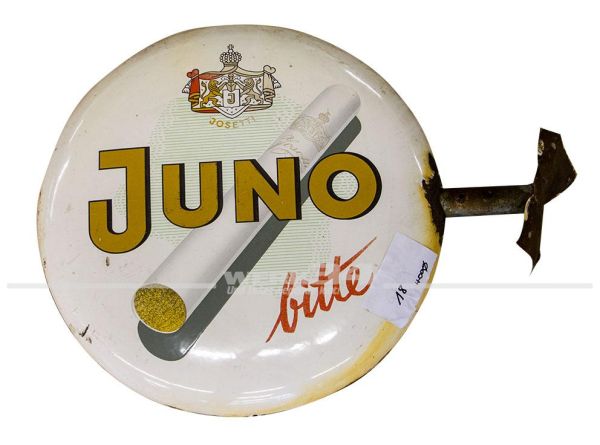 Emaille Schild Juno Ø 400 mm