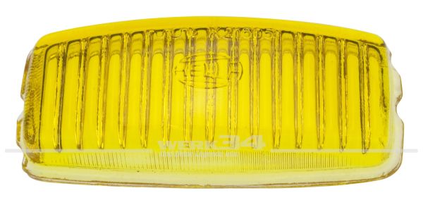 Glas für Rückfahrleuchte gelb, original Hella