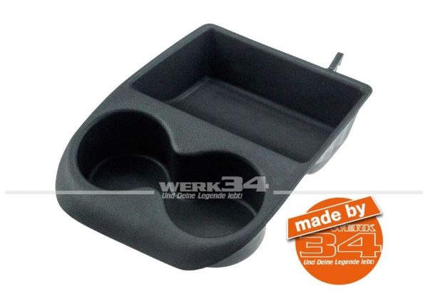 crush have Tung lastbil Cupholder, black, US-Version, for Golf MK3 and Vento