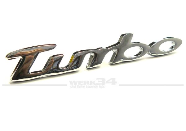 Turbo chrom Emblem