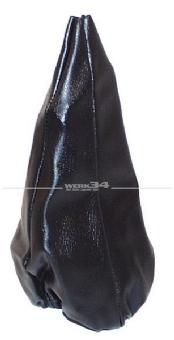 Schalthebelmanschette Kunstleder, schwarz, passend für Golf III / Vento