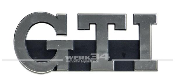 "GTI" Emblem für Kühlergrill, US Version passend für Golf I / Rabbit
