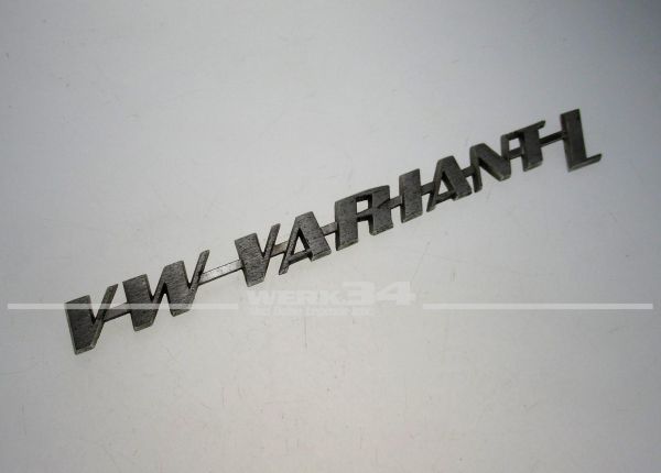 Schriftzug "VW Variant L", Typ 3