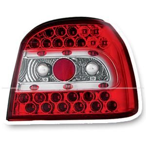LED Rückleuchten Golf III klarglas rot-klar