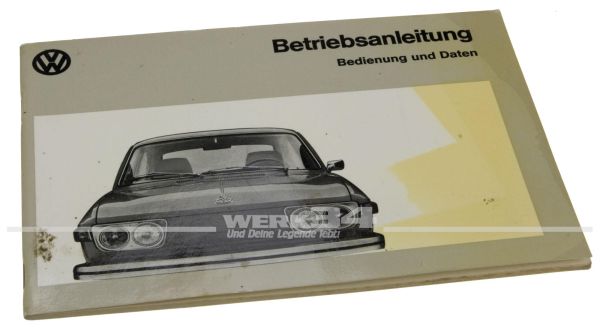 Betriebsanleitung VW 412 Ausgabe August 1973